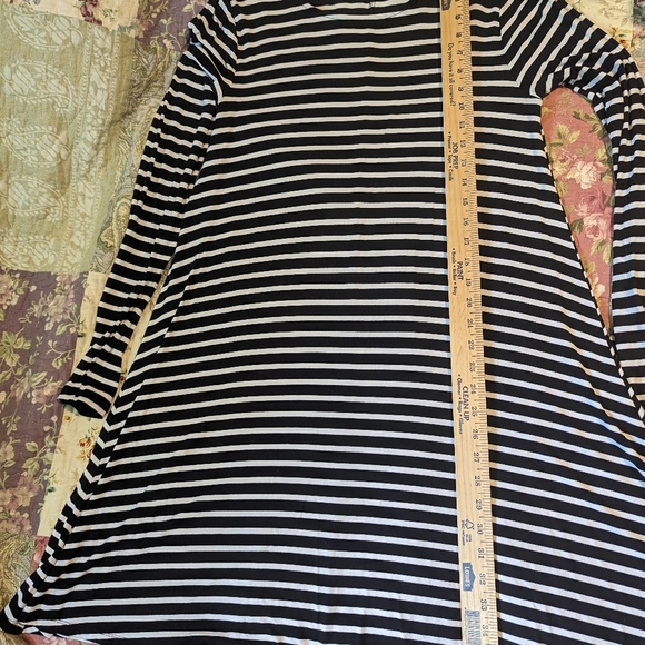 Old Navy Tunic Long Sleeve Striped Dress Medium - Picture 4 of 6